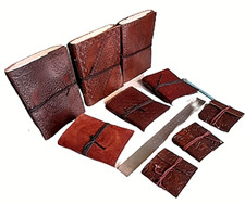 GENUINE Embossed LEATHER BOUND