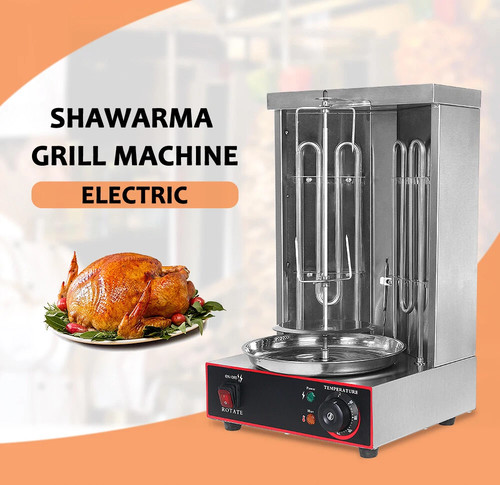 Electric rotating meat roaster - rotating,