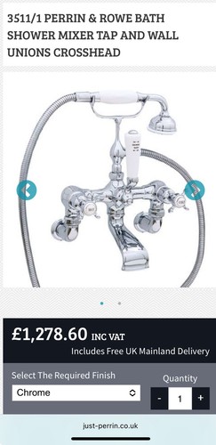 Perrin rowe bath shower - &,