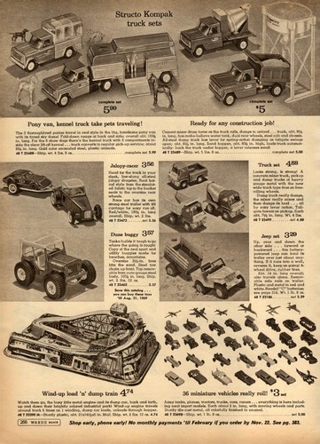 1968 paper structo toy - 1968,