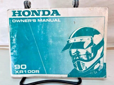 Honda 1990 XR100R Owner's