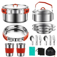 Camping Cookware Kit,304