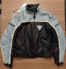 Blue and black leather Dainese