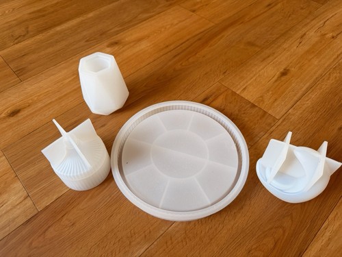 4pc silicone resin - silicone, plaster