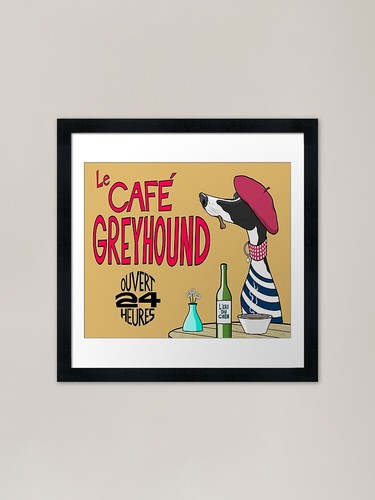Cafe greyhound tapestry - cafe,