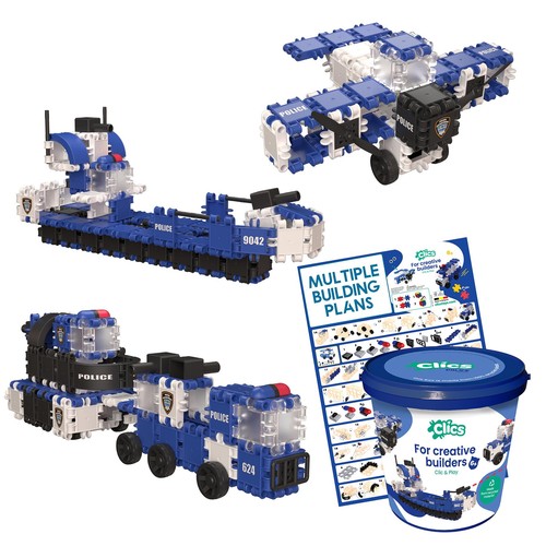 Clics educational police toy - educational,