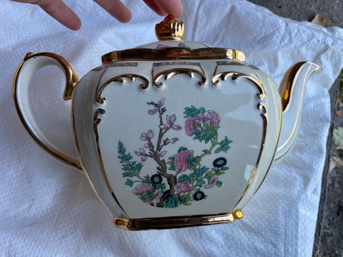 Vintage sadler cube - vintage, teapot
