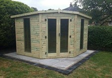 9X9 CORNER HOUSE SUMMERHOUSE