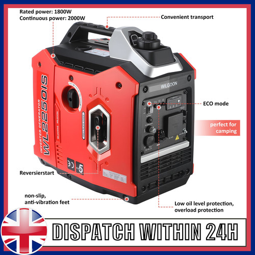 Inverter generator petrol 2kw - petrol,
