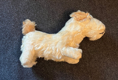 Vintage mohair plush terrier - vintage,