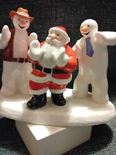 COALPORT CHARACTERS FATHER CHRISTMAS " LINE DANCING " LIMITED EDITION FIGURINE