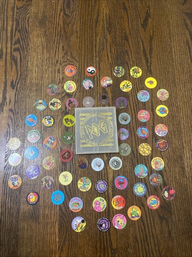 Vintage 90s pog lot pogs - pog, (60