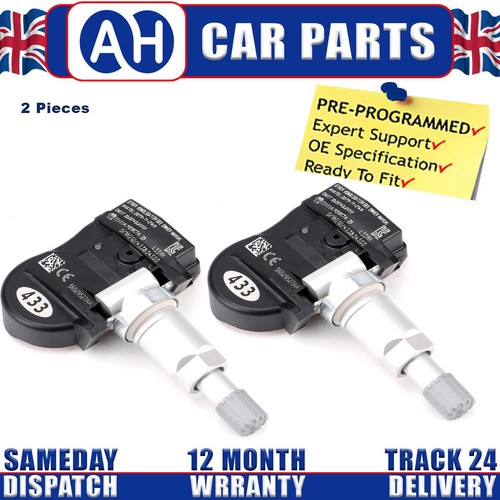Pre coded tpms tyre - 2x, pre-coded