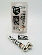 2x Glass Pipe Smoking Best Quality & Free 5 Screens Choose Design UK Seller