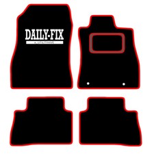 CAR FLOOR MATS FOR NISSAN JUKE 2010 TO 2019 ALL WEATHER TAILORED BLACK CARPET