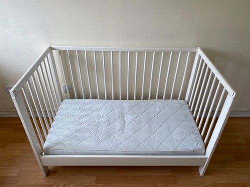 Ikea gulliver white cot with - ikea,