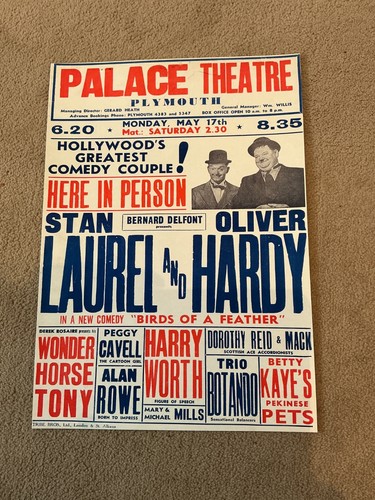 Laurel hardy palace theatre - hardy,