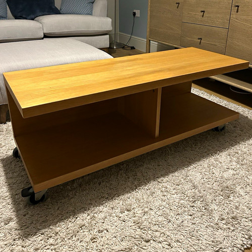 Habitat rectangular oak - oak, coffee