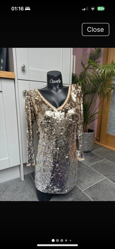 Karen millen sequinned dress - millen,