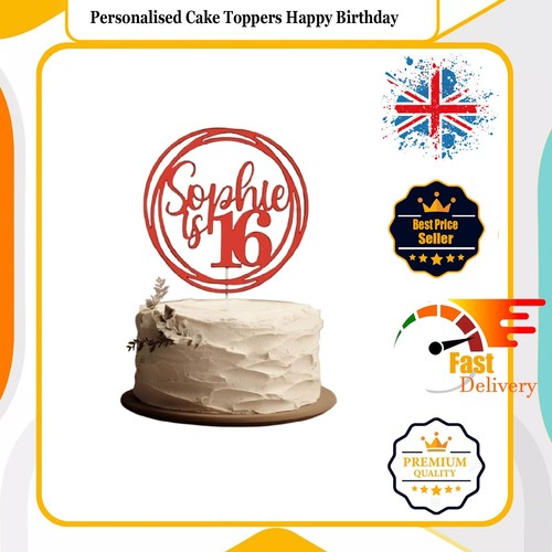 Personalised cake toppers - personalised,