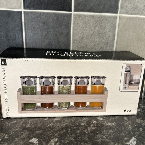 Spice rack wooden stand - spice,