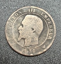 1856 Napoleon III Dix Centimes