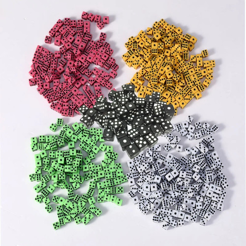 Dice set pieces - dice, pieces/dice