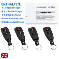 4x Garage Remote Fob