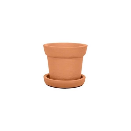Terracotta clay planter - terracotta,