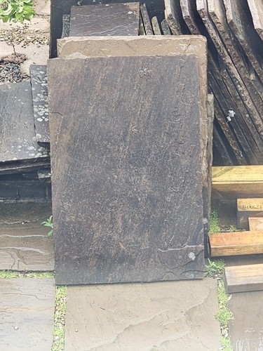 Indian sandstone flags used - , in