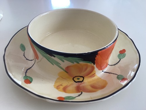 Original art deco pottery jam - art,