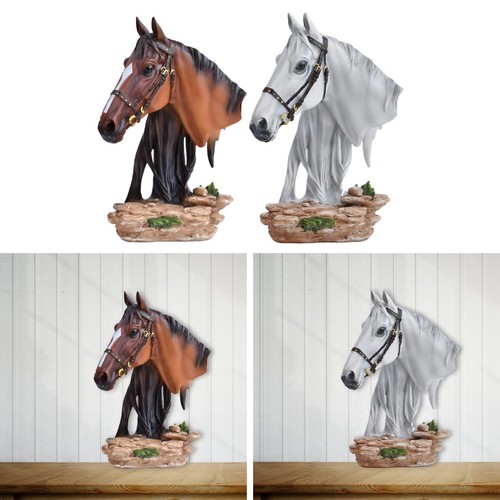Horse head statue resin - head,