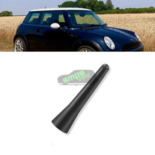 *NEW* Mini Cooper S Gen 1 R53 Bee-Sting 6cm Black Sport Aerial Mast Antenna, JCW