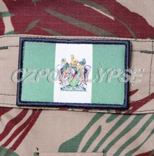 Rhodesian Tactical Flag Patch - Army Zimbabwe Rhodesia Brushstroke Camo Military