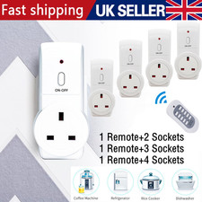 2-4x UK Plug Home House Power
