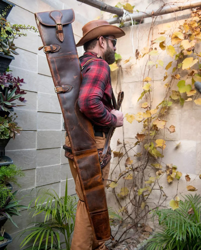 Leather rifle quality shotgun - rifle,