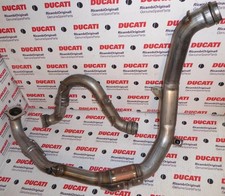 2003-2006 Ducati 749R 999R, all 4 pieces vertical & horizontal exhaust pipes