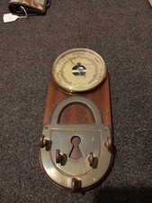 Brass Vintage Barometer Millibars Key Hook
