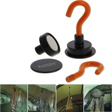NGT BIVVY BROLLY HOOKS WITH MAGNETIC BACKING PLATE CARP FISHING TACKLE SHELTER