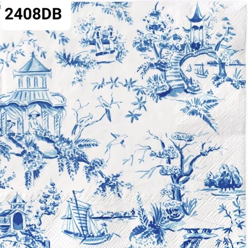 Blue and white single - 4,