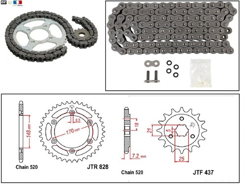 Complete chain kit - , reinforced