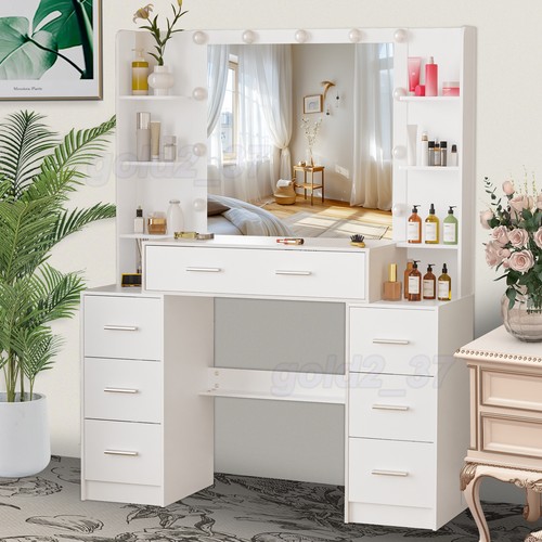 Dressing table with mirror - dressing,