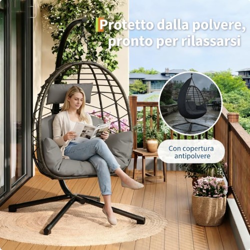 Rattan egg chair - egg, swing