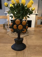 Vintage cast iron orange tree
