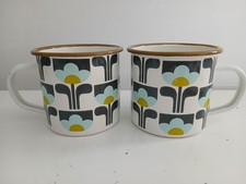 ORLA KIELY olive & Orange