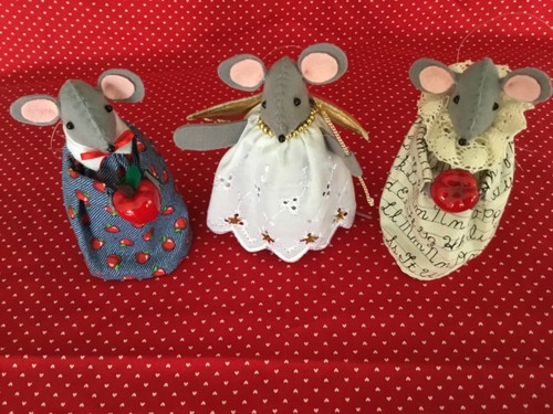 Three felt fairy - felt,