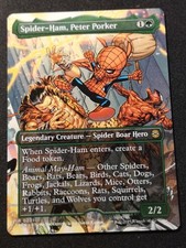 Spider-Ham, Peter Porker - Borderless - SPM - MTG - EN - NM - 0201