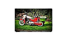 1962 Puch Cheetah Bike Motorcycle A4 Retro Metal Sign Aluminium