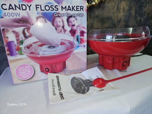 Red candy floss maker 400w - candy,
