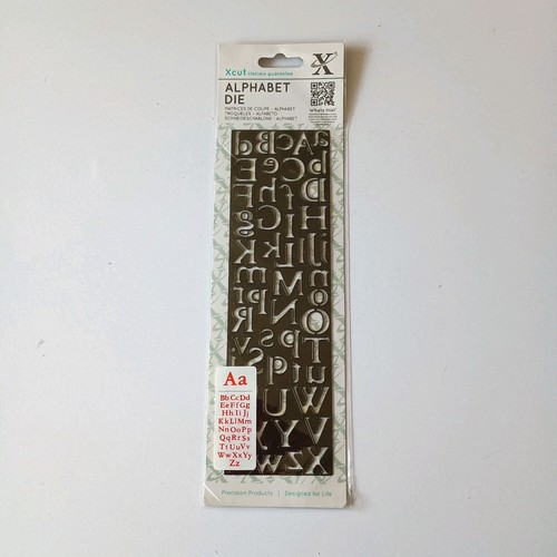 Docrafts xcut alphabet - xcut, die